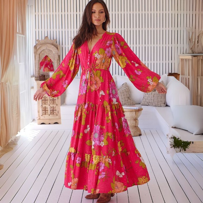 Klänning Timeless print Teresa Maxi dress - Jaase