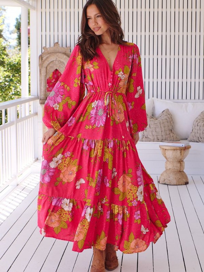 Klänning Timeless print Teresa Maxi dress - Jaase