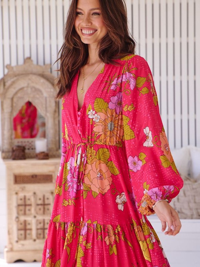 Klänning Timeless print Teresa Maxi dress - Jaase