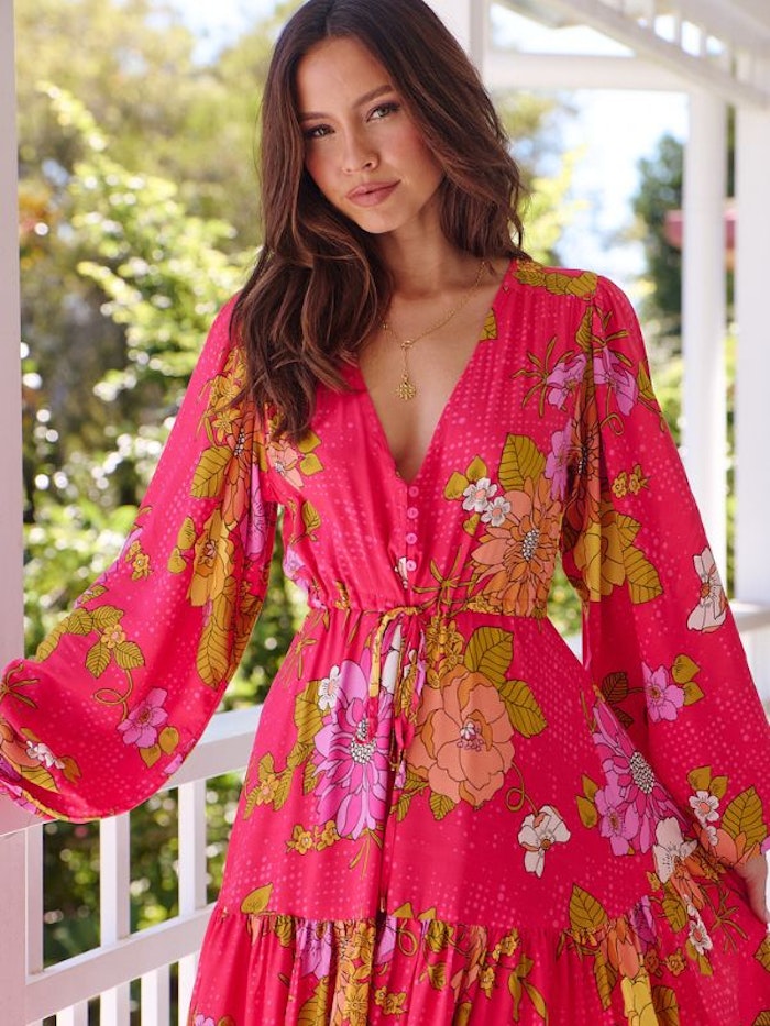 Klänning Timeless print Teresa Maxi dress - Jaase