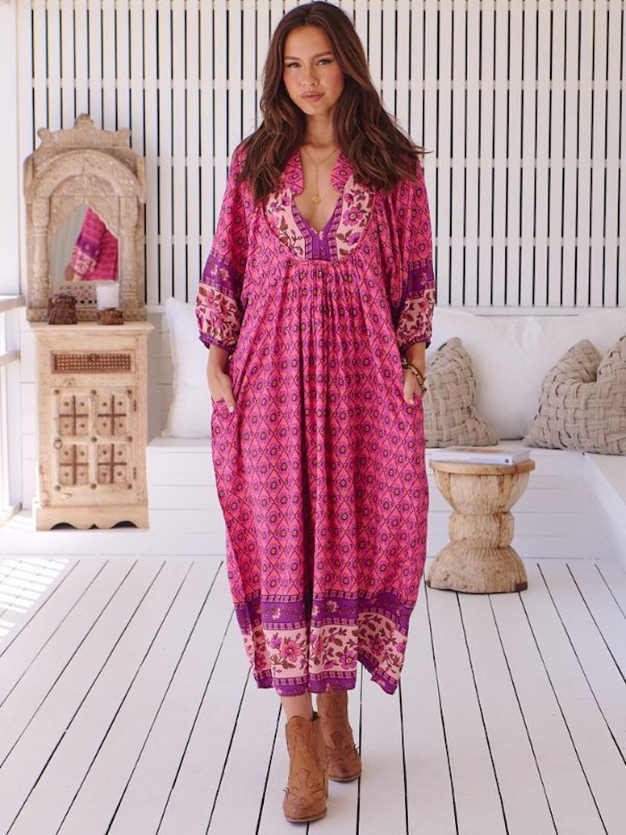 Klänning Jolene Print Boheme Midi - Jaase