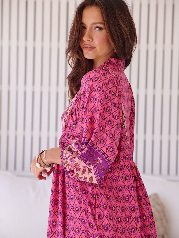 Klänning Jolene Print Boheme Midi - Jaase