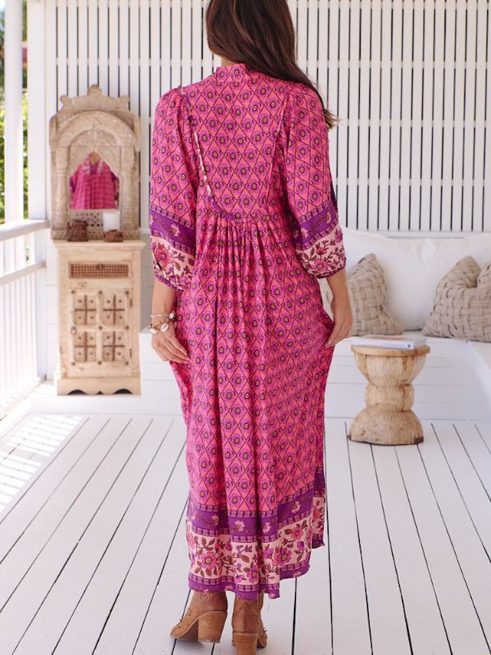 Klänning Jolene Print Boheme Midi - Jaase
