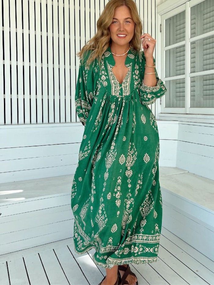 Klänning Kiva Print Boheme Midi - Jaase