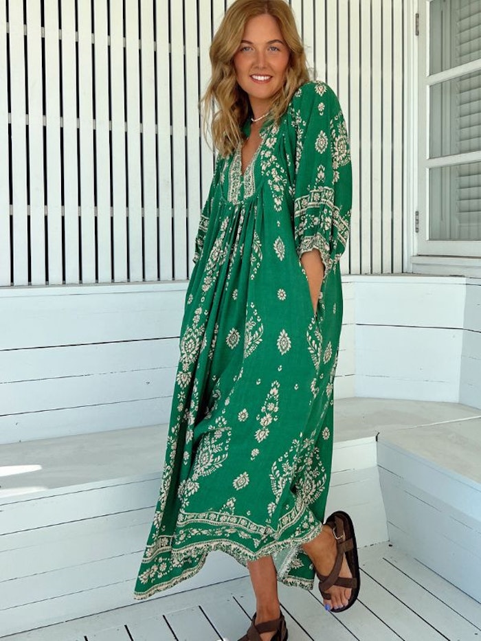 Klänning Kiva Print Boheme Midi - Jaase