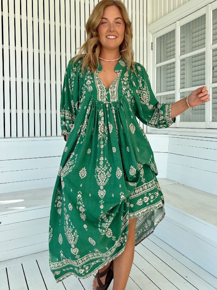 Klänning Kiva Print Boheme Midi - Jaase