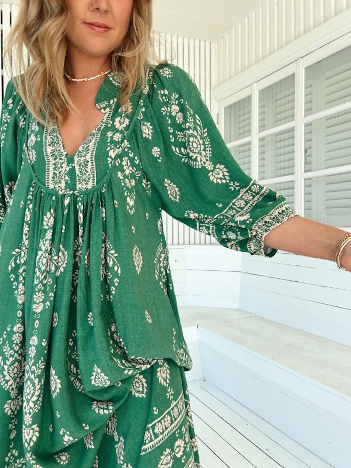 Klänning Kiva Print Boheme Midi - Jaase