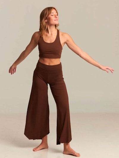 Byxor Maya Flare Pants Earth - Shambhala Barcelona