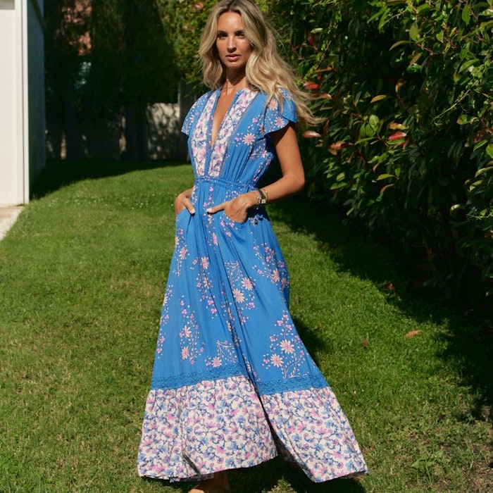 Klänning Hailee print Mika Maxi dress - Jaase
