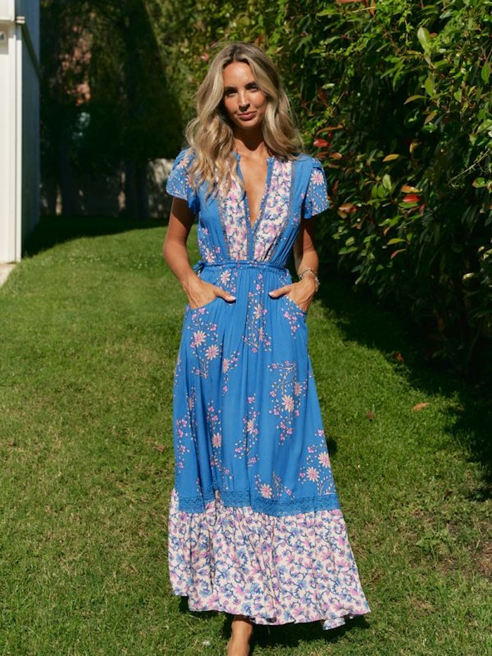 Klänning Hailee print Mika Maxi dress - Jaase