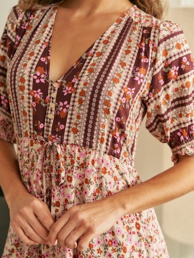 Klänning Madelene print Lorena Maxi dress - Jaase