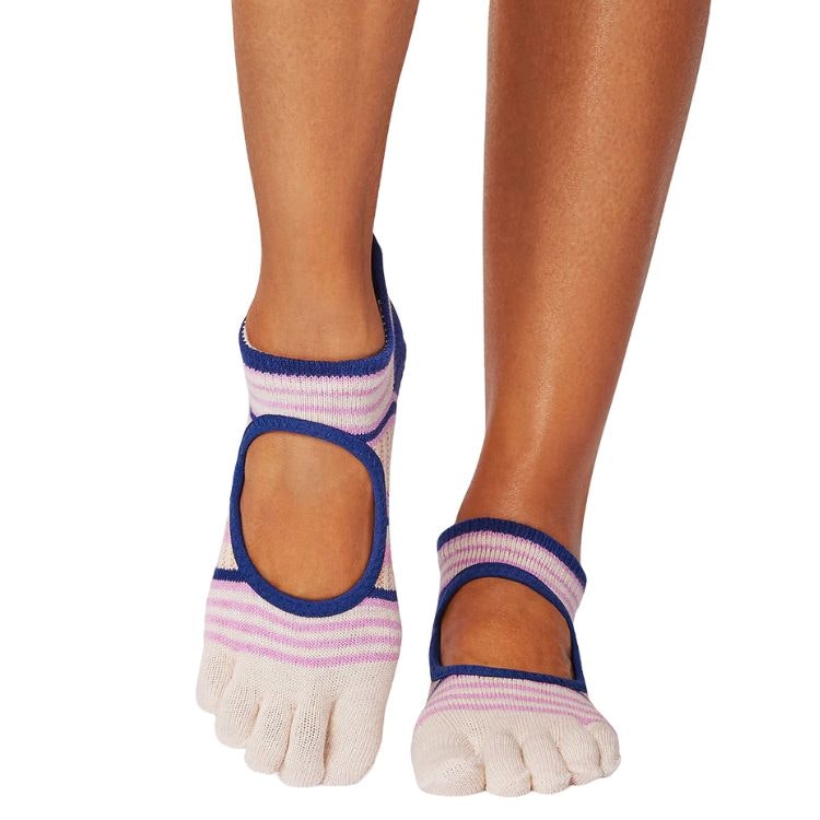 Yogastrumpor Fulltoe Bellarina Grip Eventide - Toesox
