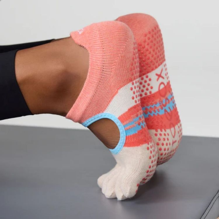 Yogastrumpor Fulltoe Bellarina Grip East Coast - Toesox