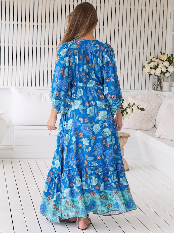 Klänning Love in Mist print Catalonia Maxi dress - Jaase