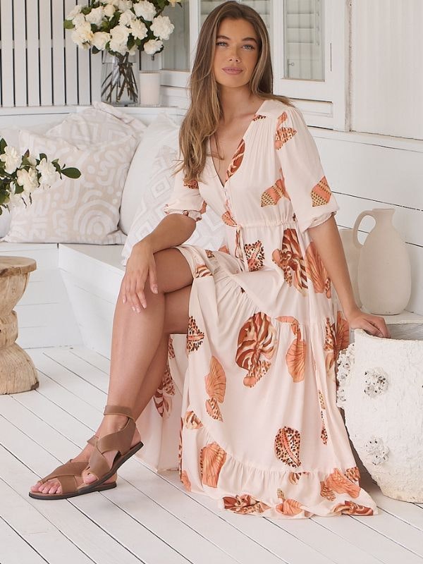 Klänning Marcel print Tessa Maxi dress - Jaase