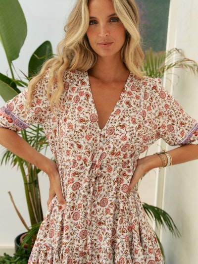 Klänning Love Letters Print Rae mini dress - Jaase