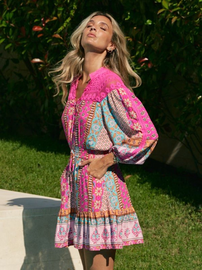 Klänning Cedella Print Olivia Mini Dress - Jaase