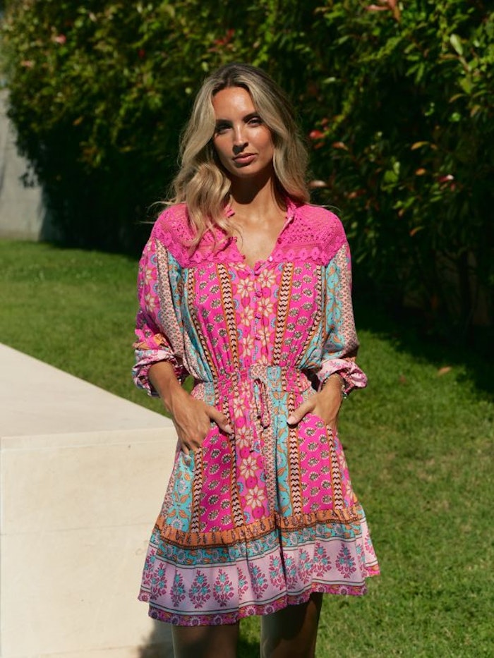 Klänning Cedella Print Olivia Mini Dress - Jaase