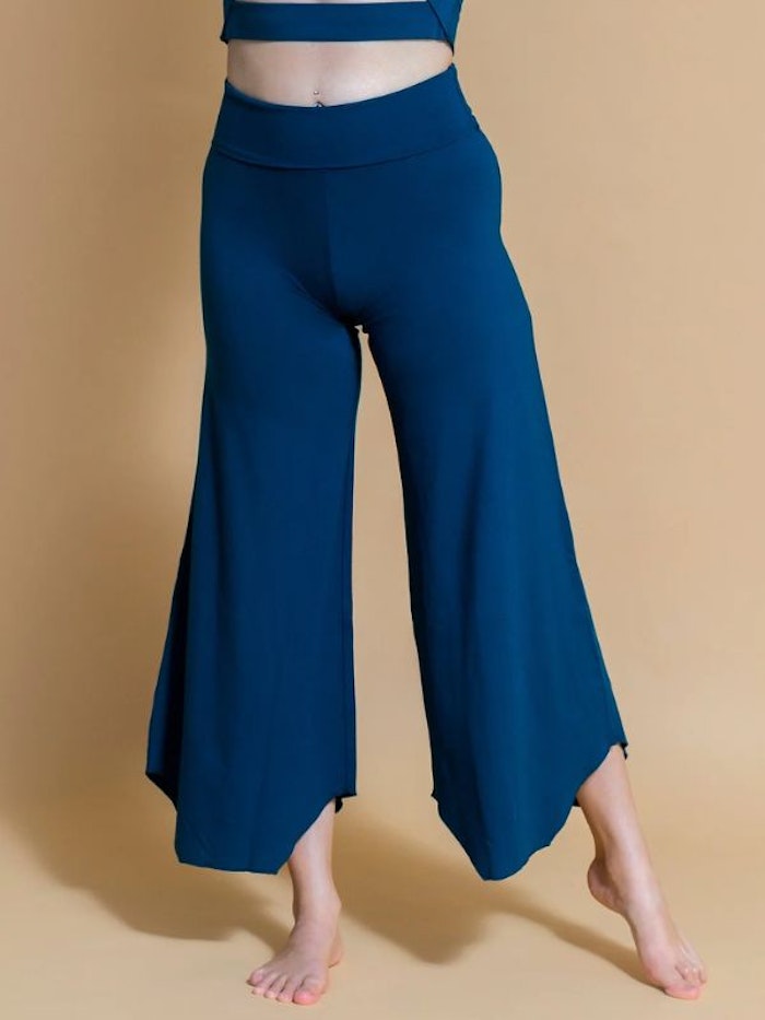 Byxor Maya Flare Pants Ocean- Shambhala Barcelona