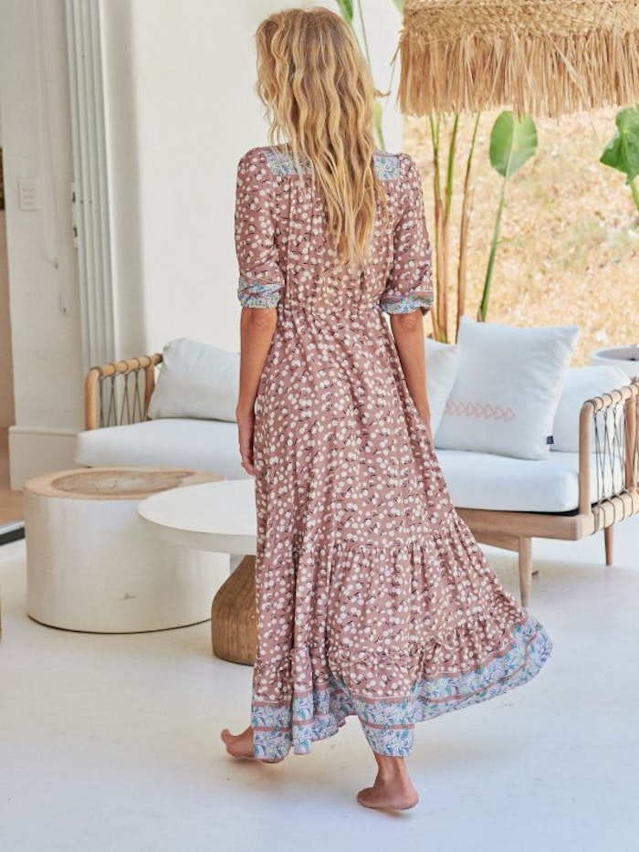 Klänning Ottilie Print Paolo Maxi dress - Jaase