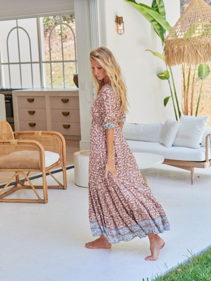 Klänning Ottilie Print Paolo Maxi dress - Jaase
