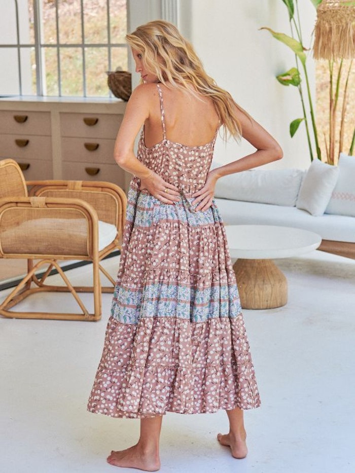 Klänning Ottilie Print Beha Maxi dress - Jaase