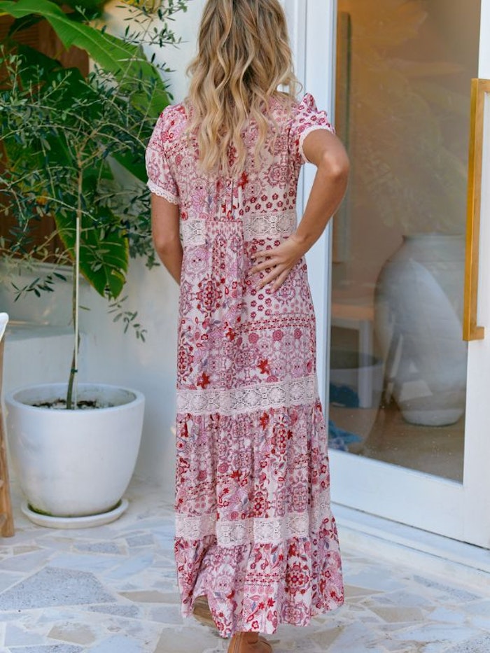Klänning Ruby Red Huntley Maxi dress - Jaase