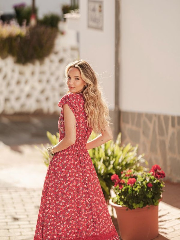 Klänning Ruby Rouge print Romi Maxi dress - Jaase