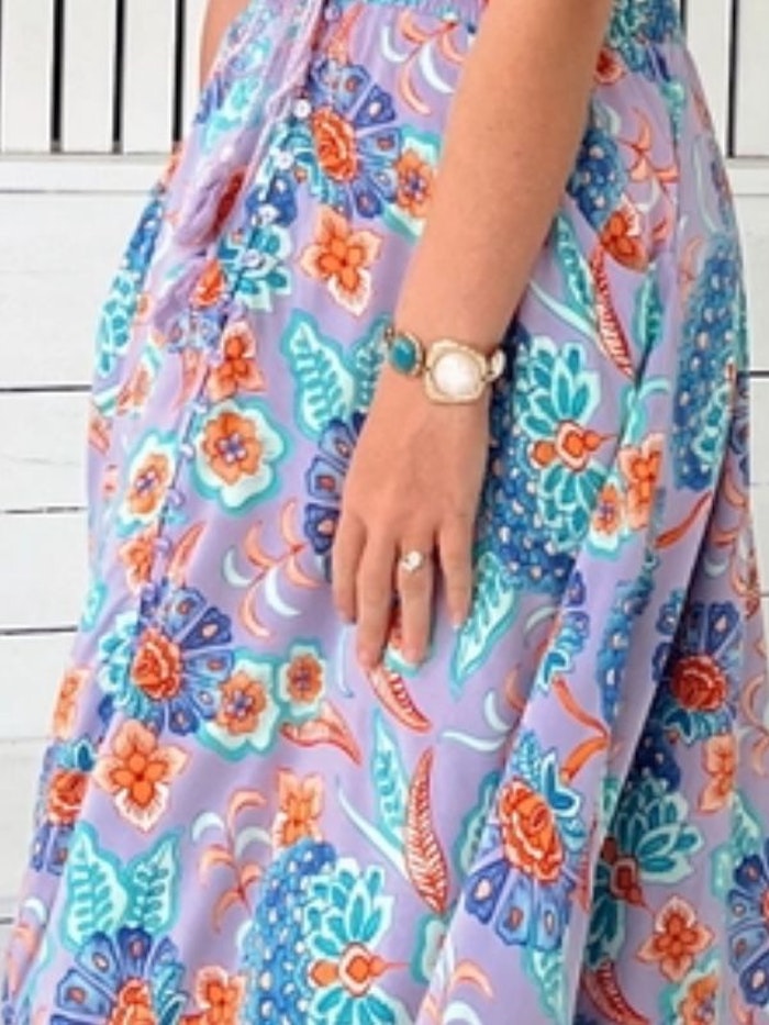 Klänning Daydream print Romi Maxi dress - Jaase
