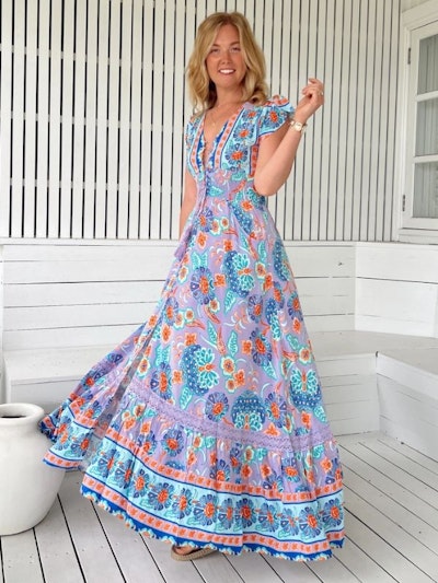 Klänning Daydream print Romi Maxi dress - Jaase