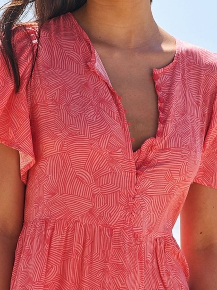 Klänning Little Bow print Valentine Maxi dress - Jaase