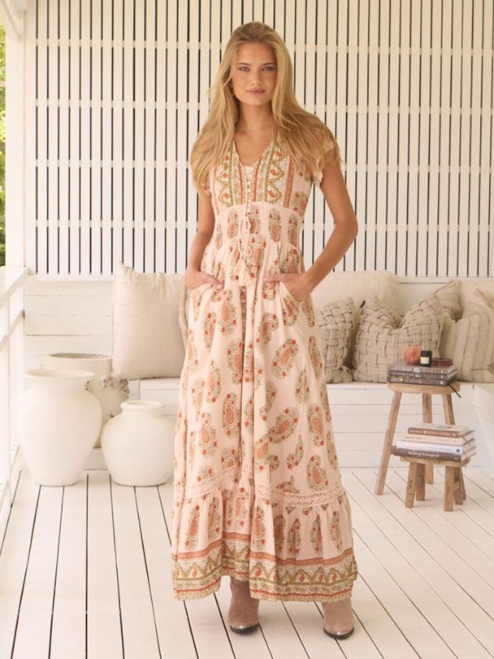 Klänning Palamos print Romi Maxi dress - Jaase