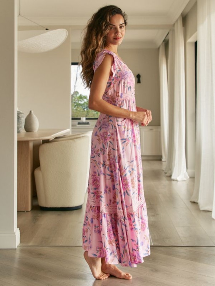 Klänning Enchanted Blooms Print Carmen Maxi dress - Jaase