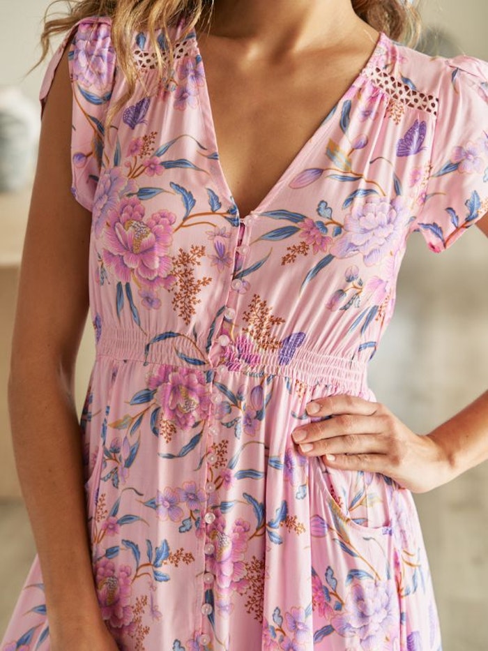 Klänning Enchanted Blooms Print Carmen Maxi dress - Jaase