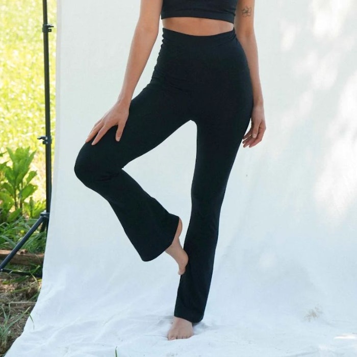 Byxa Shakti Flare Pants Black - Shambhala Barcelona