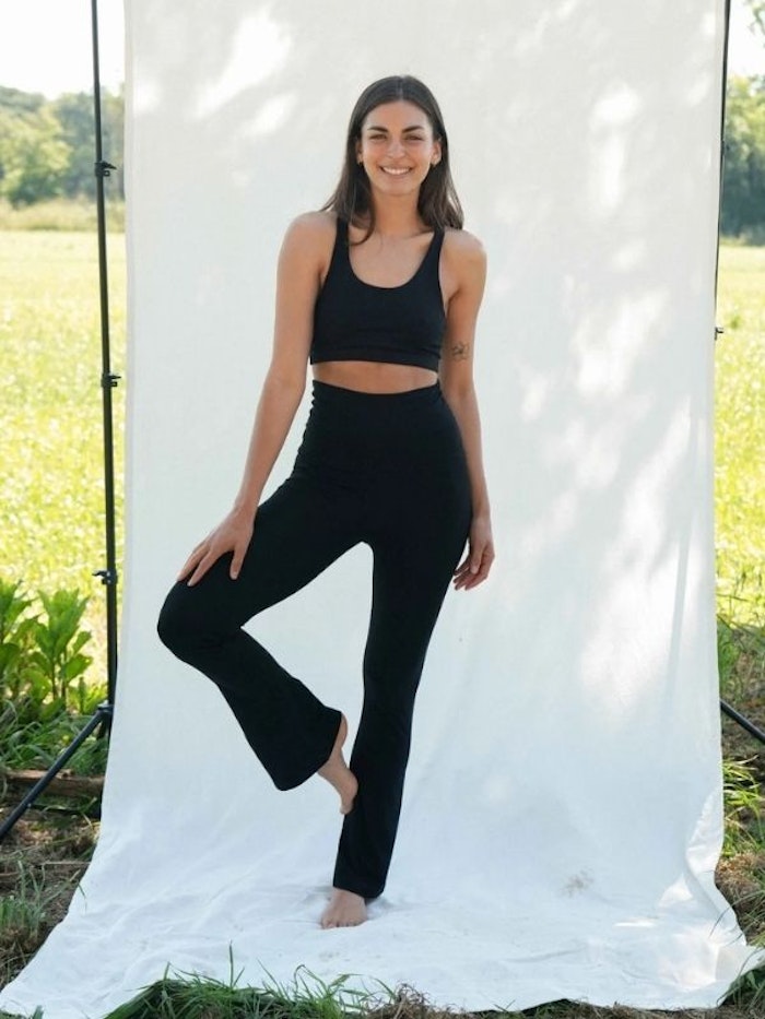 Byxa Shakti Flare Pants Black - Shambhala Barcelona