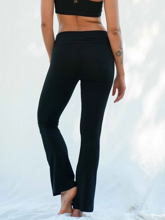 Byxa Shakti Flare Pants Black - Shambhala Barcelona