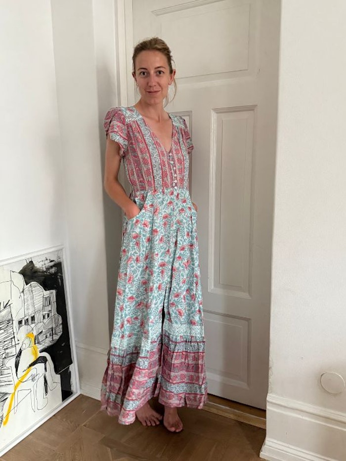 Klänning Malibu Print Carmen Maxi dress - Jaase