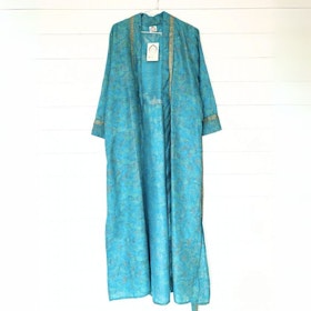 Kimono Uma återvunnen sari Nr 153