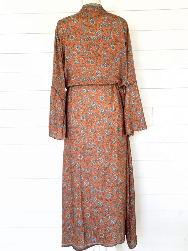 Klänning Lalita återvunnen sari Nr 84