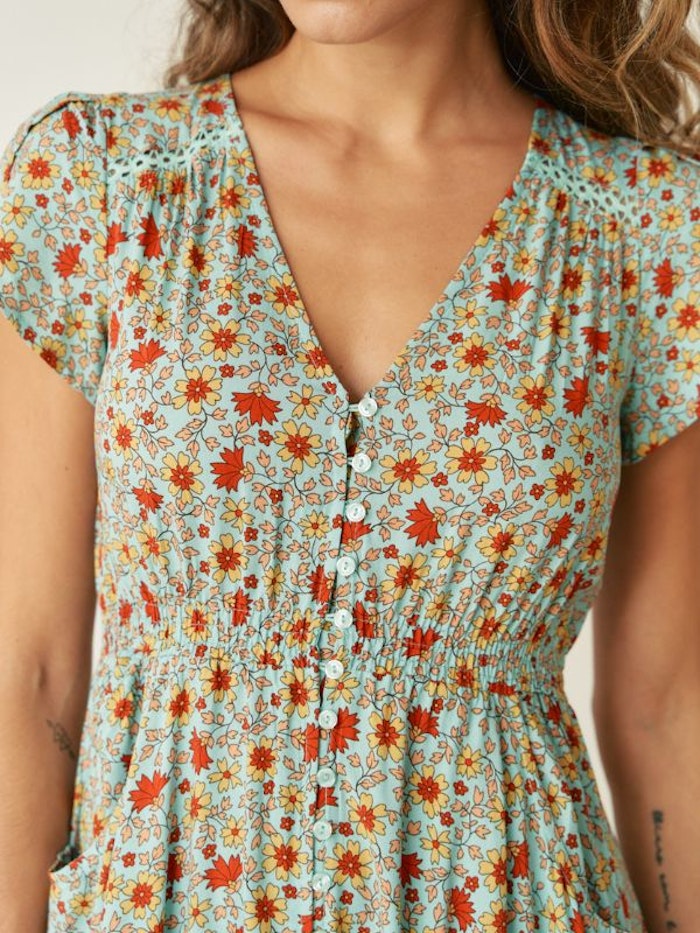 Klänning Synergy Print Carmen Maxi dress - Jaase