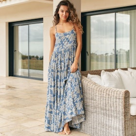 Klänning Day Dream Sea Print Wiona Maxi dress - Jaase