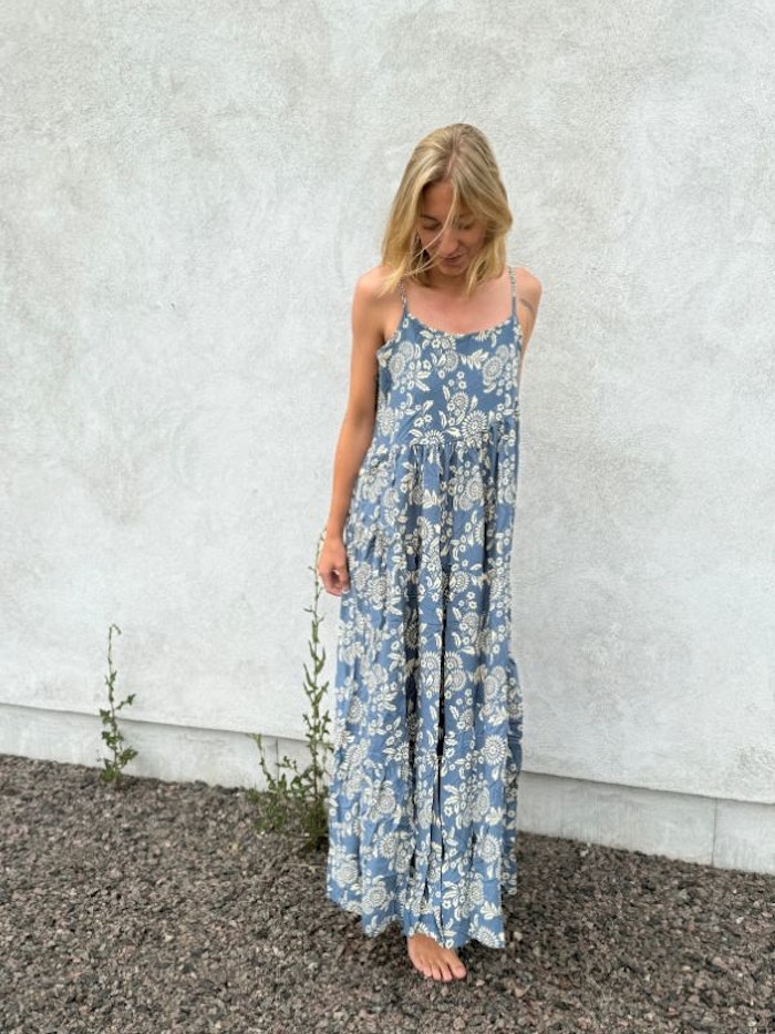 Klänning Day Dream Sea Print Wiona Maxi dress - Jaase