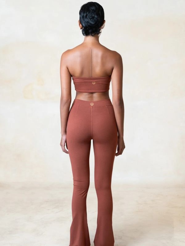 Yoga-BH Nanna Bamboo Tube Top Cinnamon - Studio K