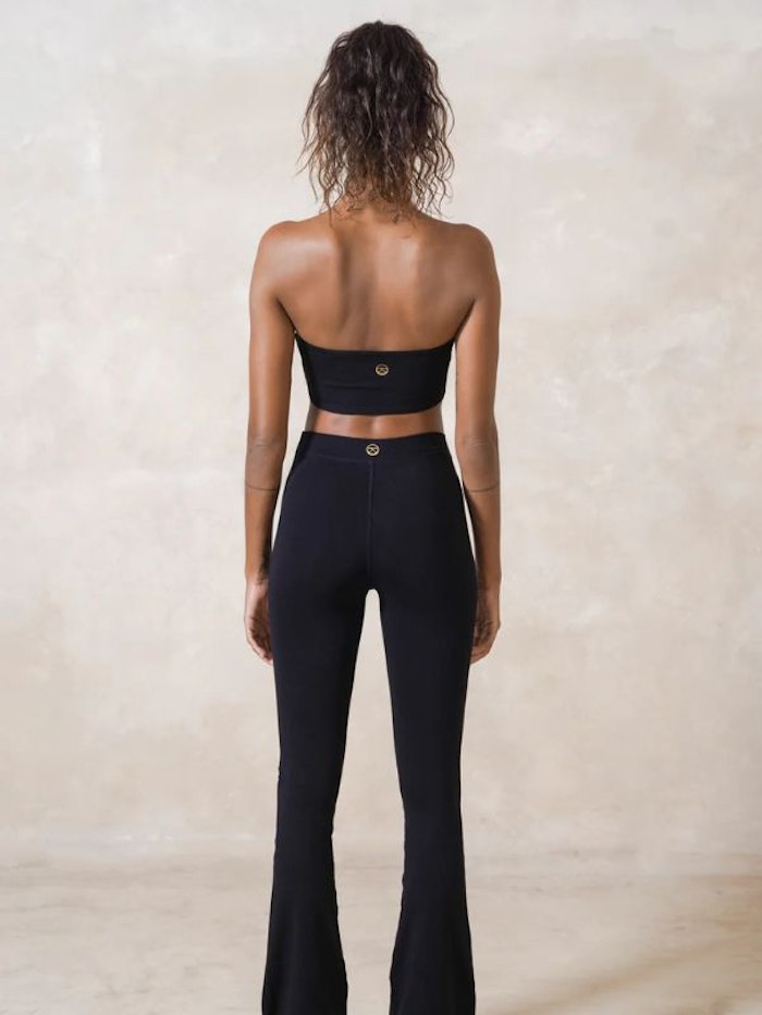 Yoga-BH Nanna Bamboo Tube Top Black - Studio K