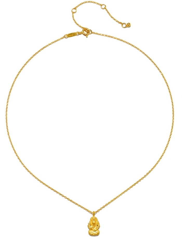Halsband Favored by Fortune Ganesha Gold - Satya