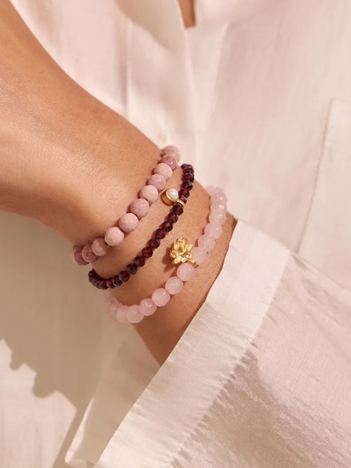Armband Manifest Love Gemstone - Set om 3 stycken - Satya