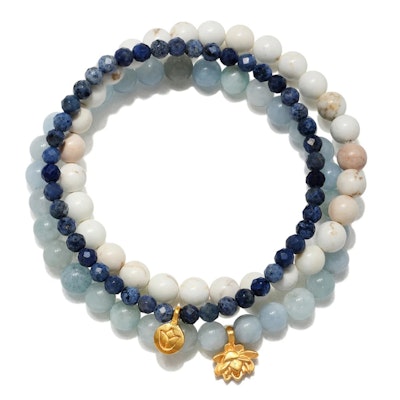 Armband Manifest Positivity Gemstone - Set om 3 stycken - Satya
