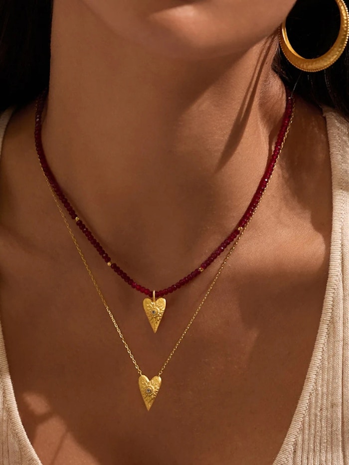 Halsband Infinitely Loved Heart Gold - Satya