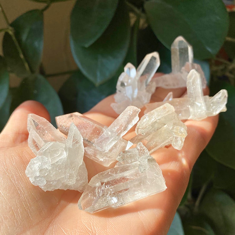 Bergkristall babykluster 2x50 gr